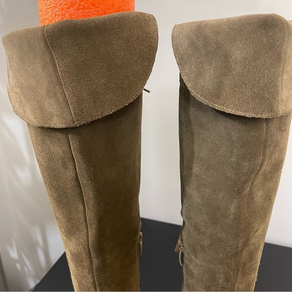 Sbicca Gusto Tan Suede Tall Boots Size 6 - Picture 16 of 16